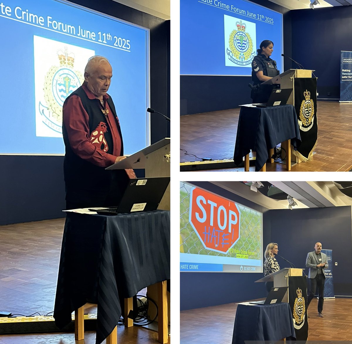 DeputyChow's tweet image. Raising awareness on hate incidents taking place in all of our communities ⁦at tonight’s Hate Crime Forum. TY ⁦@VPDDiversity⁩ @BCRCMP⁩ Hate Crimes Unit &amp;amp; over 100 community members to learn more on what we can do. #StopHate