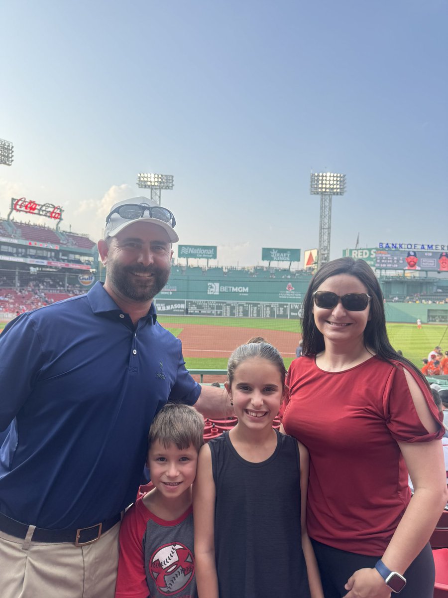 I was able to take the family to Fenway for a game tonight. Whether you are a Red Sox fan or not, if you have baseball in your “bones” it’s a must do. Place always has energy.