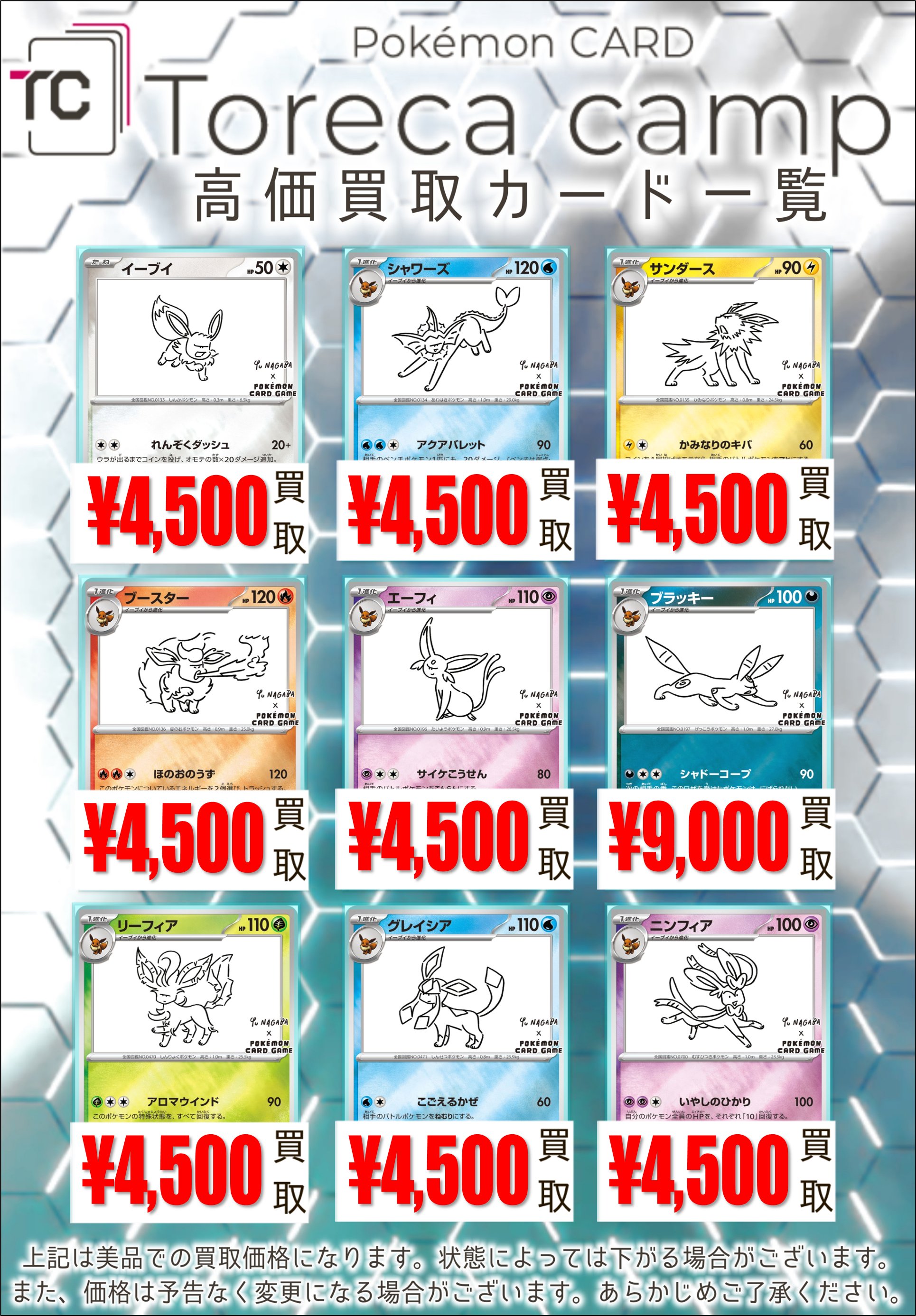 yu nagaba ブイズプロモ グレイシア サンダース Yu NAGAYA イーブイズ