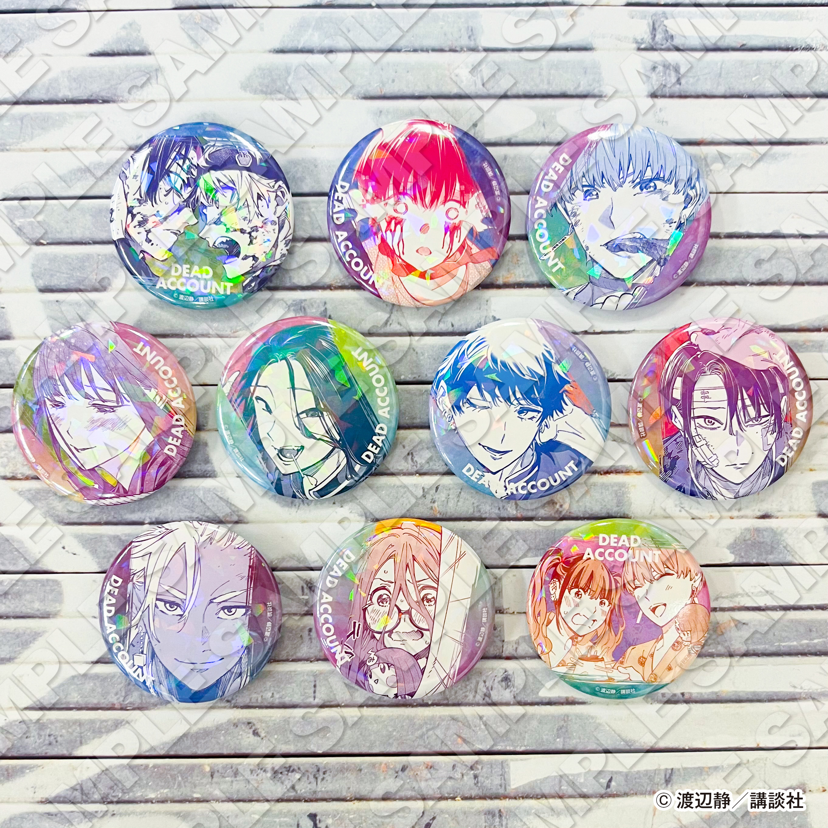 羽住 デッドアカウント 缶バッジ マズル Muzzle inc. マズル公式