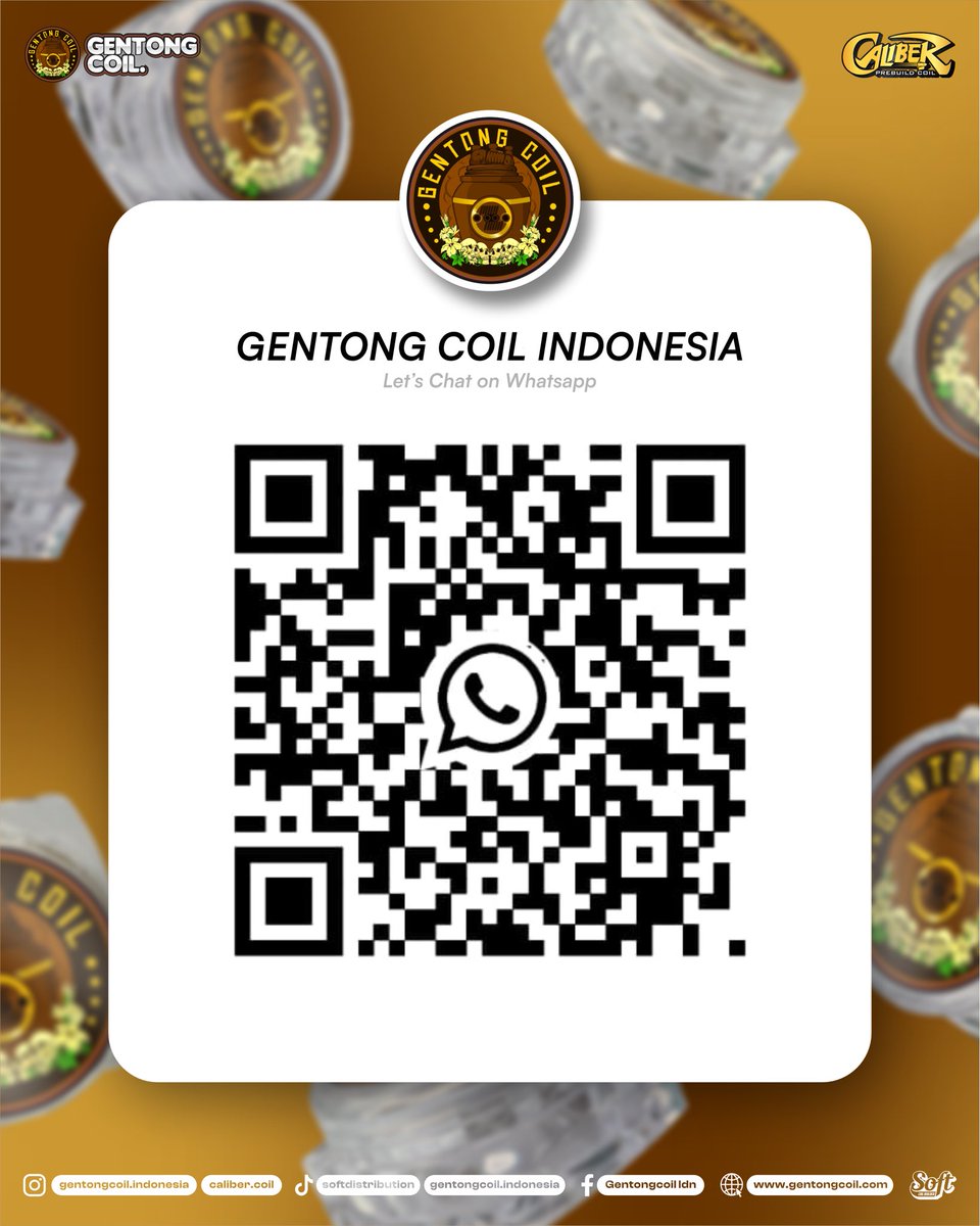 Gentongcoil's tweet image. Pengen cepet connect? Scan barcode ini aja, bisa langsung terhubung ke WhatsApp kami! Tanya produk, order, atau konsultasi jadi lebih mudah tanpa ribet.

“Born To Give The Best Taste”

Kunjungi Website Kami
gentongcoil.com

 #gentongcoilindonesia #calibercoil #softbuilder