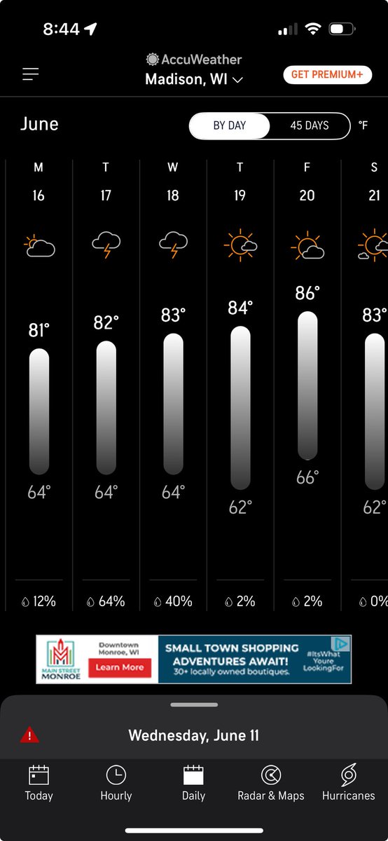 plkoch2's tweet image. It’s been distinctly non-diseasey so far this year, but dollar spot is revved up and ready to go with this forecast for next week