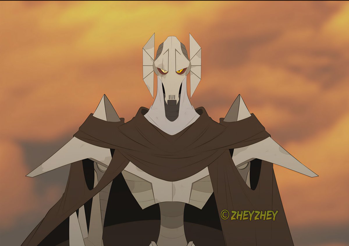 ZheyZheyArts's tweet image. Added background.

If general grievous survived order 66.