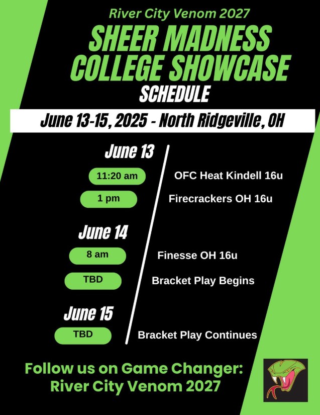 Zaylee Fonner (@zayfonner16) on Twitter photo Excited to play with <a href="/RCVENOM09/">River City Venom 2027</a> and compete this weekend!! We would love for some of the coaches attending to come check out one of our games! <a href="/Jess_Odonnell88/">Jessica O'Donnell</a> <a href="/KentStSoftball/">Kent State Softball</a> <a href="/Coach2K_OSU/">Kirin Kumar</a> <a href="/OhioStateSB/">Ohio State Softball</a> <a href="/PITTcoachallard/">Jenny Allard</a> <a href="/Pitt_SB/">Pitt Softball</a> <a href="/CoachAmberPFW/">Amber Bowman</a> <a href="/MastodonSB/">Purdue Fort Wayne Softball</a> Excited to play with <a href="/RCVENOM09/">River City Venom 2027</a> and compete this weekend!! We would love for some of the coaches attending to come check out one of our games! <a href="/Jess_Odonnell88/">Jessica O'Donnell</a> <a href="/KentStSoftball/">Kent State Softball</a> <a href="/Coach2K_OSU/">Kirin Kumar</a> <a href="/OhioStateSB/">Ohio State Softball</a> <a href="/PITTcoachallard/">Jenny Allard</a> <a href="/Pitt_SB/">Pitt Softball</a> <a href="/CoachAmberPFW/">Amber Bowman</a> <a href="/MastodonSB/">Purdue Fort Wayne Softball</a>