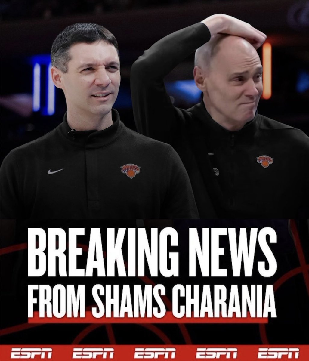 The New York Knicks have requested permission to speak with OKC head coach Mark Daigneault &amp; Pacers head coach Rick Carlisle during halftime of Game 3 of the NBA Finals, but were firmly denied by both, per sources
