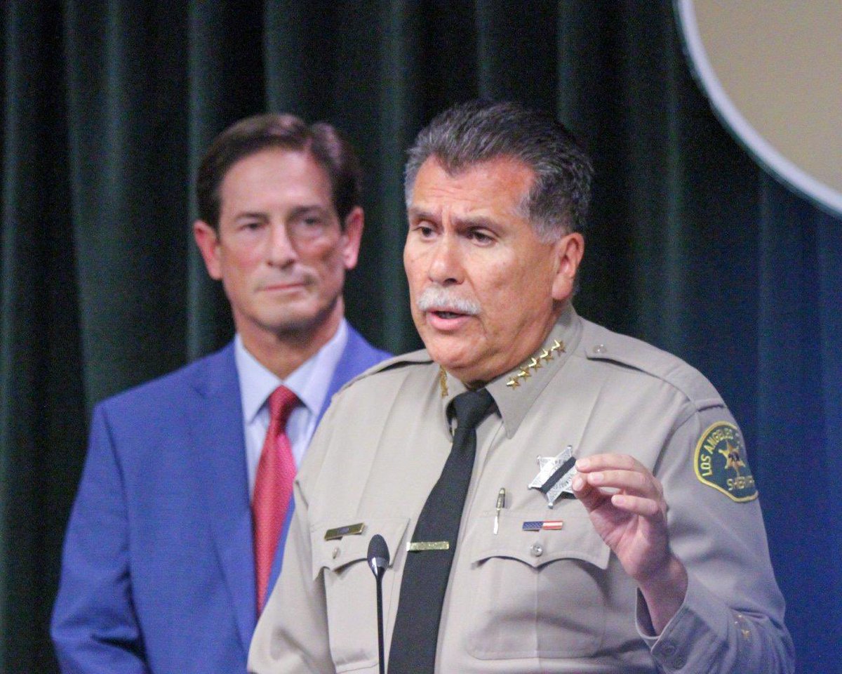 I joined DA Nathan Hochman and LAPD Chief Jim McDonnell for a joint press conference. 
 
We are working with the LA County District Attorney's Office, LAPD, and CHP to maintain the safety of our communities while facilitating peaceful protests.