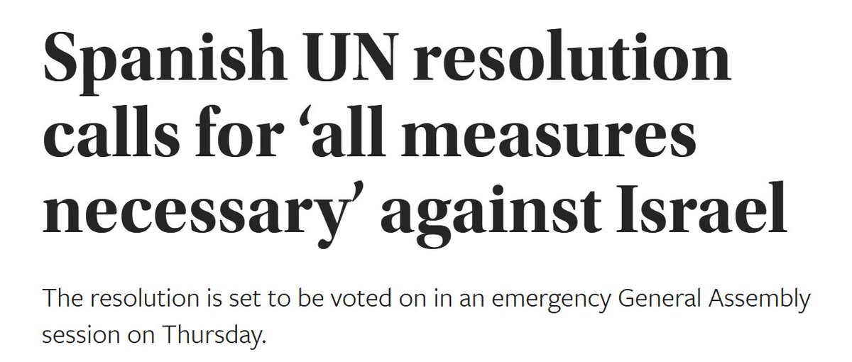 Tomorrow, the UNGA is set to vote on a resolution regarding Hamas’s 10/7 attack on Israel and the subsequent military conflict. The resolution is one-sided and riddled with bias.

1) It minimizes Hamas’ brazen behavior, including its attacks on Israelis and endangering of Gazan