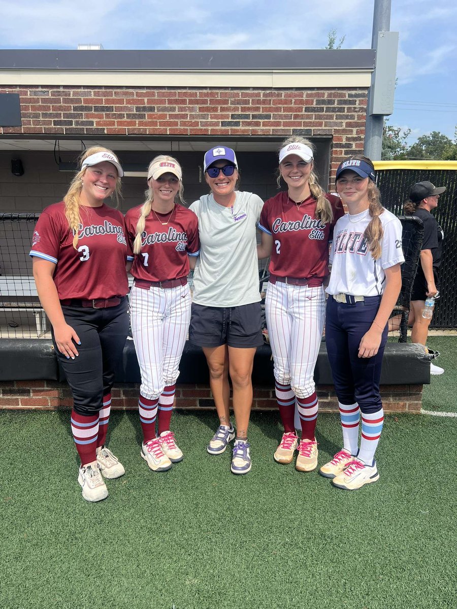 Had a great time today at <a href="/GWUSoftball/">Gardner-Webb Softball</a>!  Thank you to all the coaches for all the drills and feedback! <a href="/CESC_Drotar/">Carolina Elite National Drotar</a> <a href="/CoachAHayes/">Amanda Hayes Young</a> <a href="/baileywigness/">Bailey Wigness</a> <a href="/mackzuppas/">Mackenzi Steele Zuppas</a>