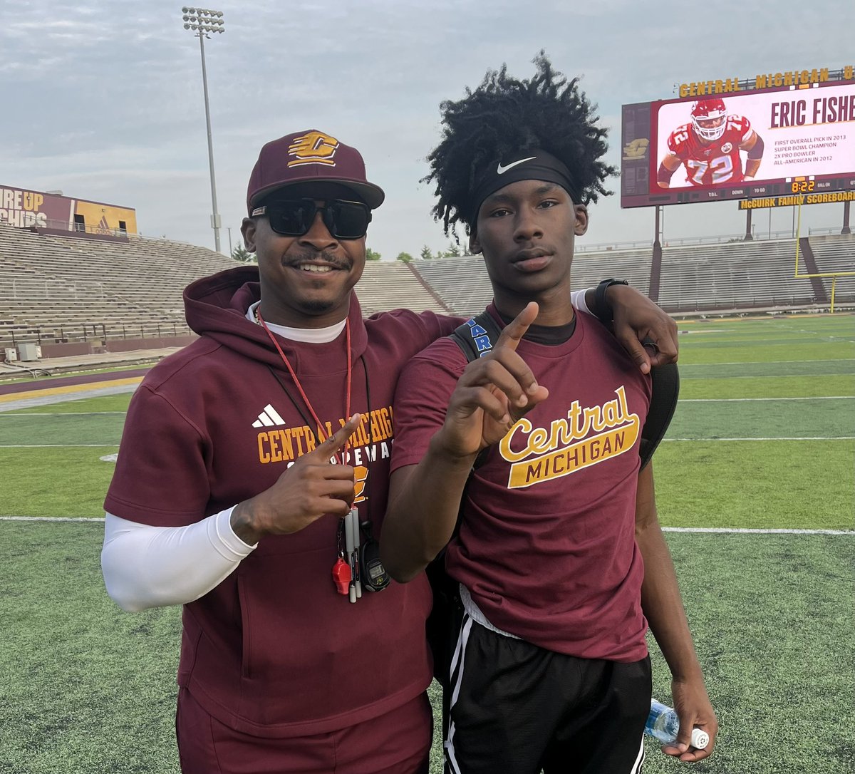 Had a great camp today at Central Michigan University! Thank you for the opportunity <a href="/CoachDukes_/">Christian D. Dukes</a>