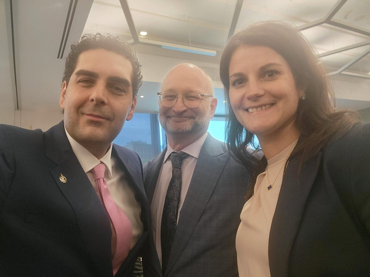 At the 2025 <a href="/PearsonCentre/">The Pearson Centre</a> for Progressive Policy's Laureate Dinner honouring Irwin Cotler tonight with my fellow MP Vince Gasparro and the Hon. David Lametti. <a href="/vgasparro/">Vince Gasparro</a> <a href="/DavidLametti/">David Lametti</a> <a href="/IrwinCotler/">Irwin Cotler</a>