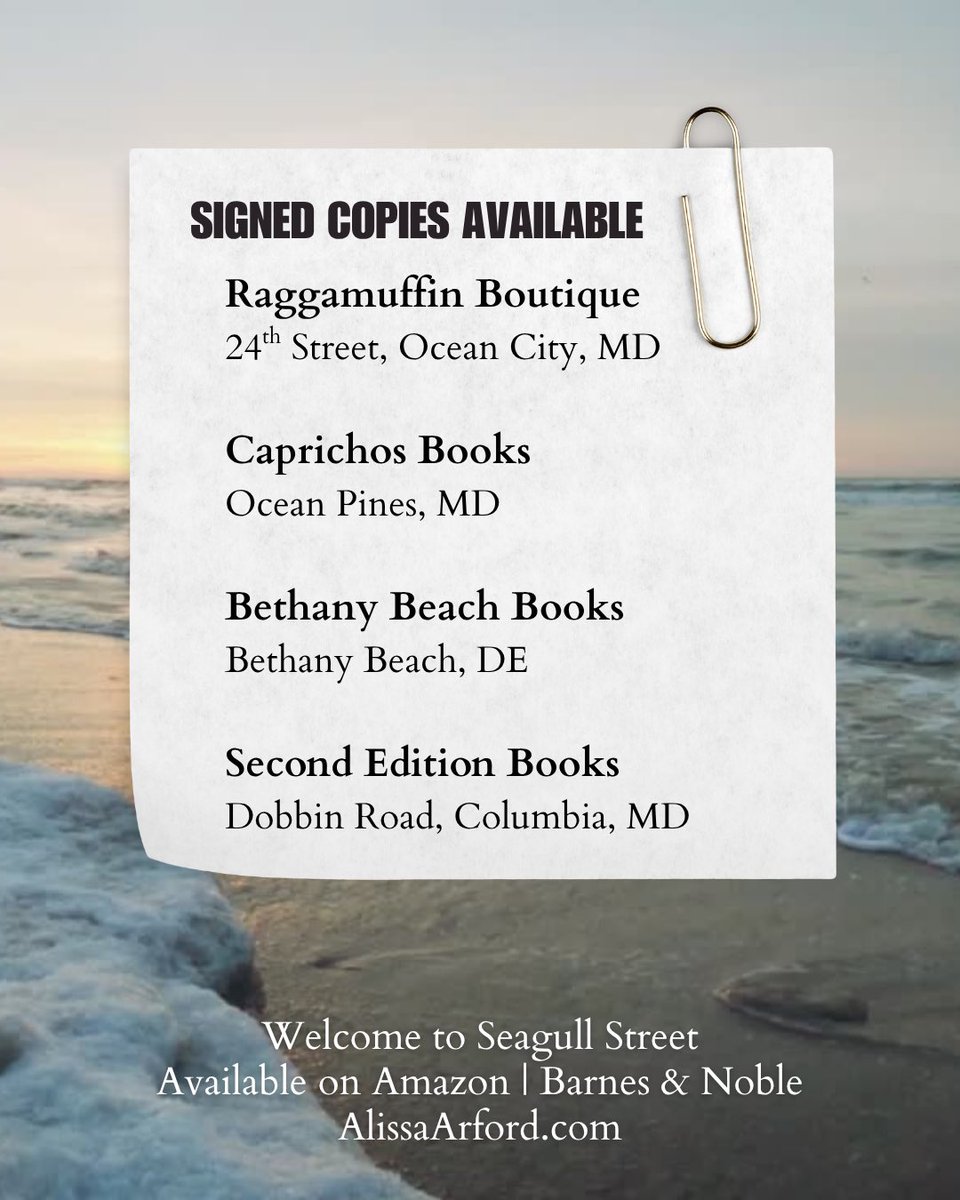 My new book has only been out a couple weeks and it’s the perfect summer #beachread! #WelcomeToSeagullStreet #OCMD #books #booktok #newreads #bookclub