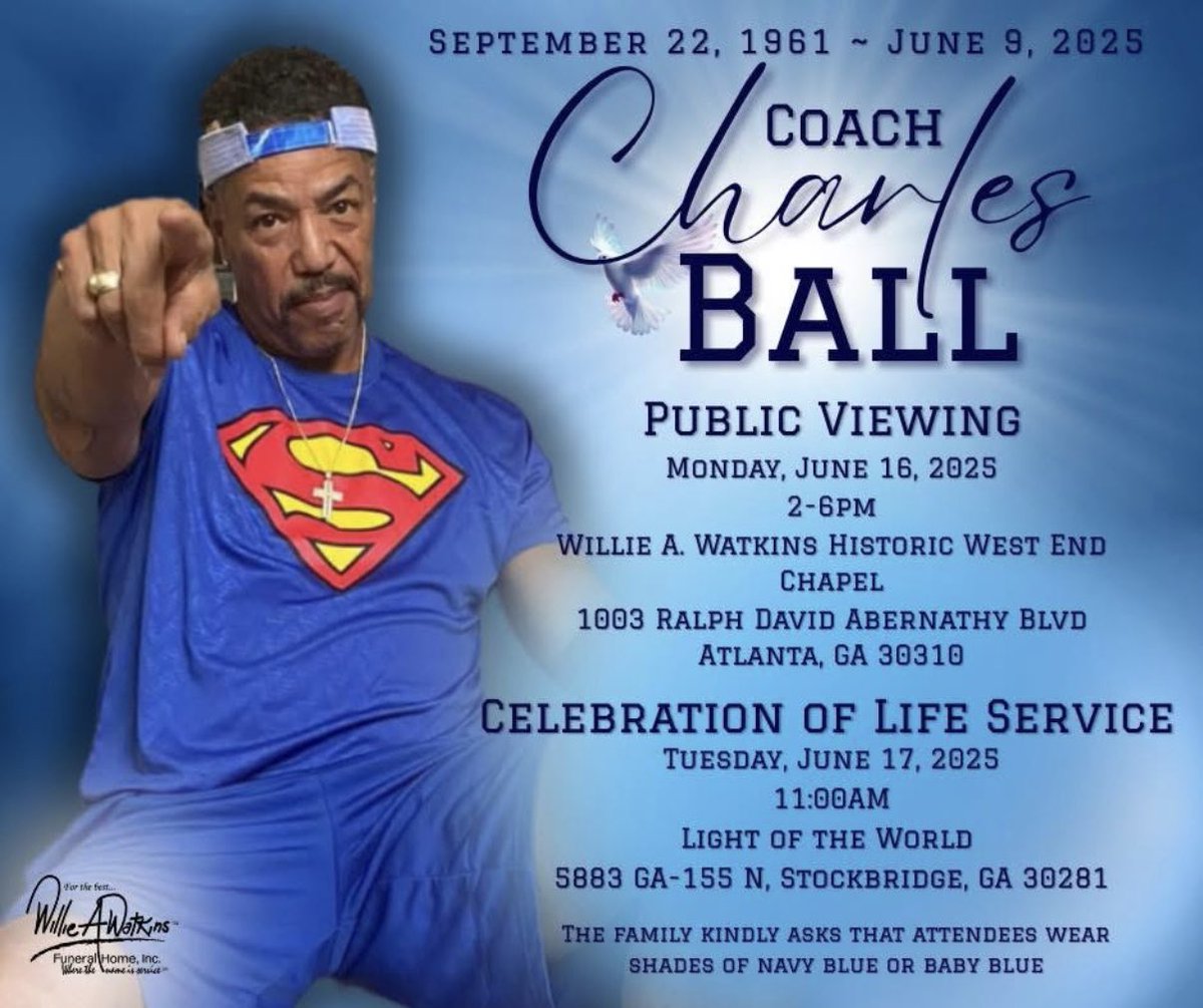 🕊️ Celebrating the Life of Charles “Coach” Ball
His legacy lives on in every life he touched. 💗🤎🦅
#CoachBall #ForeverAnEagle #CSKLegacy #RestInPower