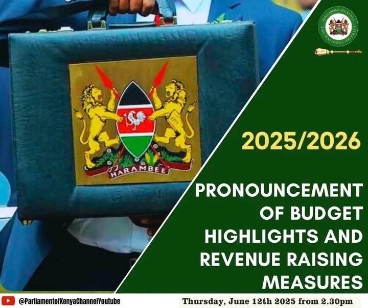 2025/2026 Budget to be presented before members of parliament by the Cabinet Secretary for National Treasury and Economic Planning, Hon John Mbadi
#Budget2025 
#FinancialPlanning