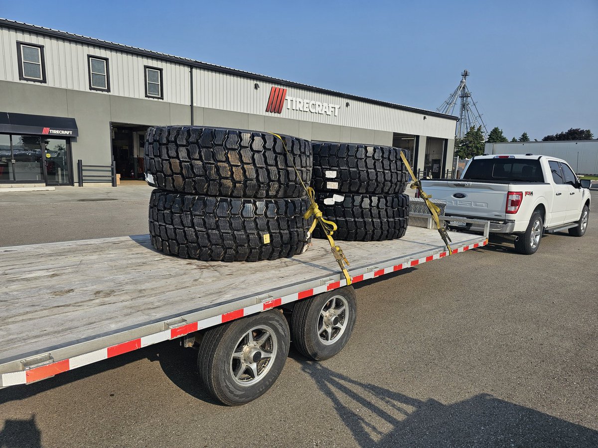 Just dropped a set of <a href="/Michelin/">Michelin</a> XSnoplus #loadertires 💪
Don’t let the name fool you — they grip all year.
Loaders, graders, terminals… no chains needed.
Michelin nailed the tire, not the name.
Need a set? Call/text me 👉 519-532-4515
<a href="/Tirecraft/">Tirecraft</a> #ontag  <a href="/SWFMike/">MJ</a> #cdnag