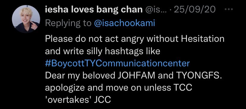-when dream posted their poster, yall said “punch nachos.”
-someone copied Ilichil fanmade, yall got mad.
-when ty made content about his aquarium named tcc johfam sent dts and even made a petition.

but when someone copies ty works, you call it family blablabla, fckng hypocrite