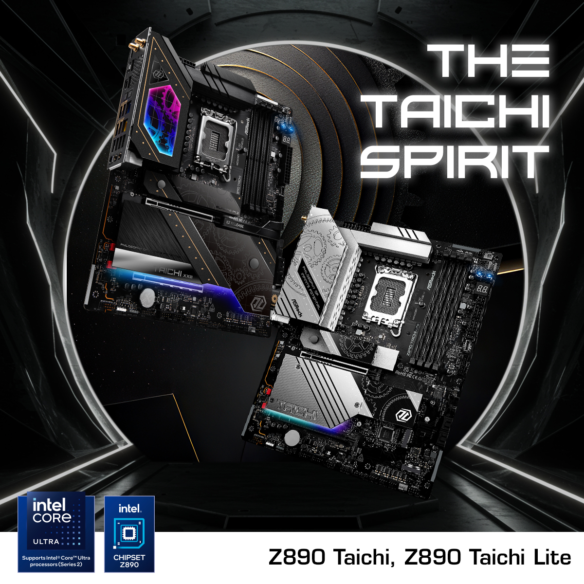 ☯️ The Ultimate Choice, Unleashing Extreme Performance.

The Z890 Taichi series motherboard embodies limitless potential and absolute capability, delivering a motherboard ready for any task – with exceptional style.

🔗 bit.ly/3zPBFrO

#ASRock #Motherboards #Z890 #Intel