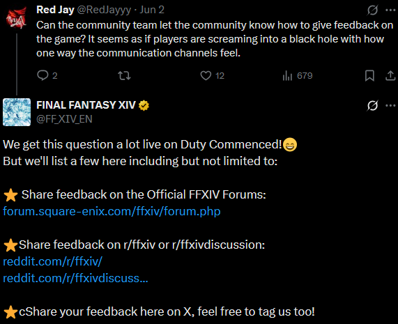 RedJayyy's tweet photo. @FF_XIV_EN Following up on your reply, I've created a short video response with two low-cost &amp; low-risk feedback points for FFXIV! Thanks again for responding back! 🫡https://t.co/8DnSQ6HA9g https://t.co/fkgYevPRHa
