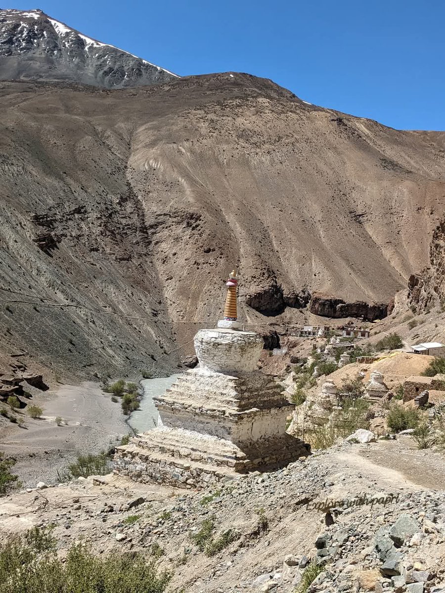 The symbol of Buddism... 

#GoodMorning #Pals 🌄🍀🐦
Wish you a peaceful #Thursday
Warm regards 🌲🌹🙏

#IncredibleImdia 🇮🇳- Beautiful Zanskar Valley, view from Phugtal Monastery, UT of #Ladakh ...