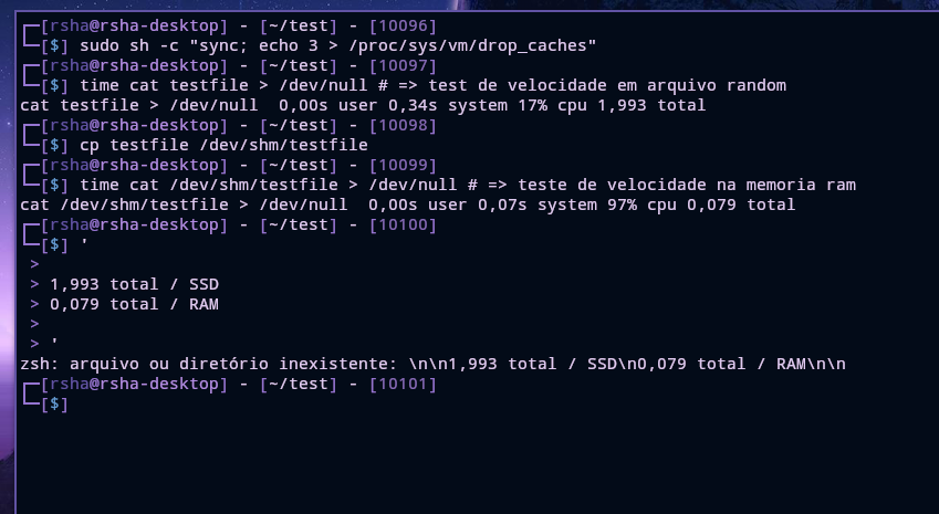 Reeshasx's tweet image. Usando memoria RAM como arquivo no linux (/dev/shm - TMPFS)
teve um negocio que eu descobri que é q muita gente que usa linux n sabe dessa pastinha -> /dev/shm
tu pode por qualquer arquivo la dentro e ele fica armazenado na RAM
tu pode criar arquivo, copiar, mover e etc
ele…