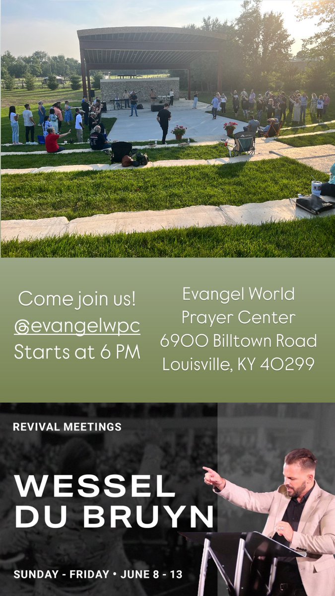 Come join us, Louisville, KY.