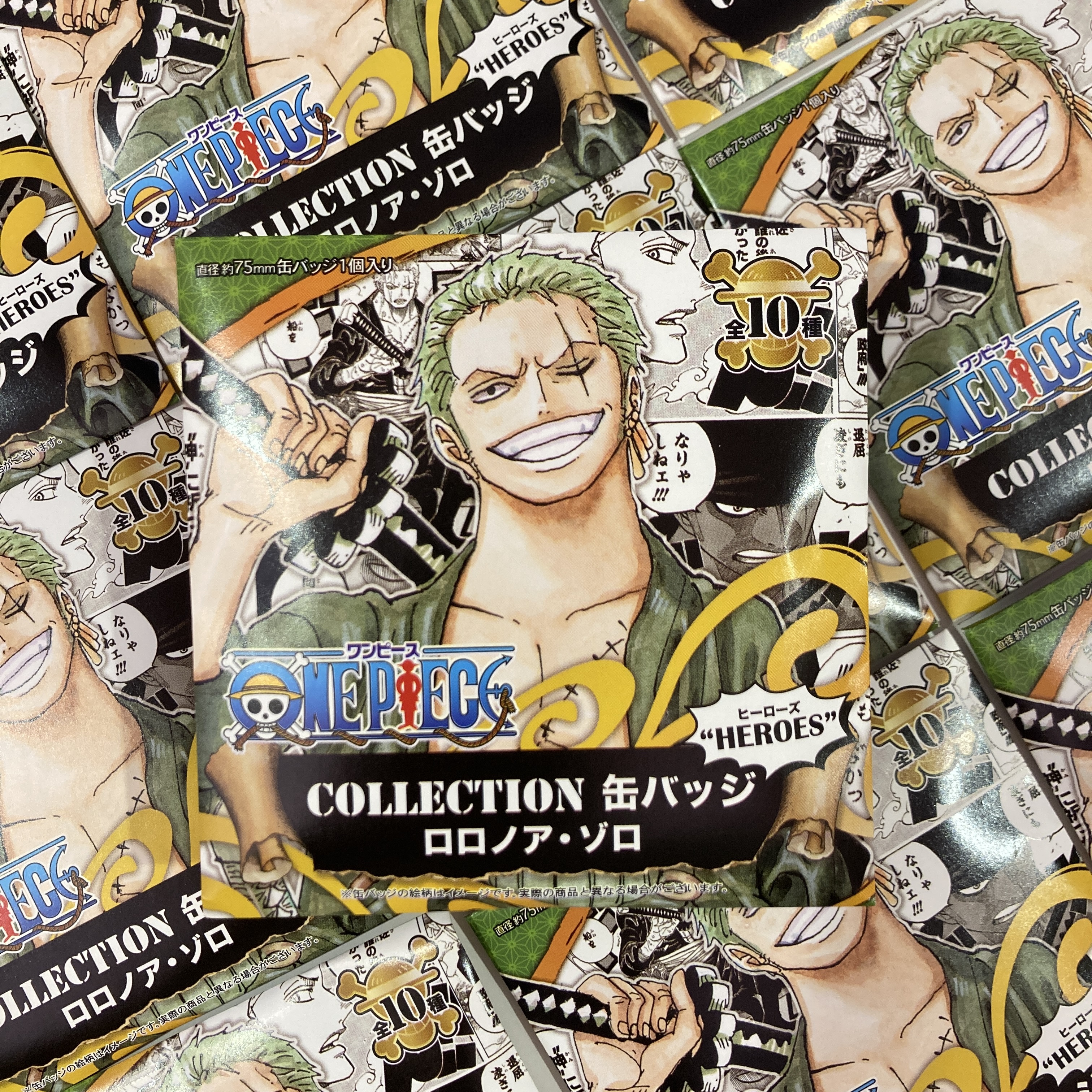 ONE PIECE』コレクション缶バッジ“HEROES