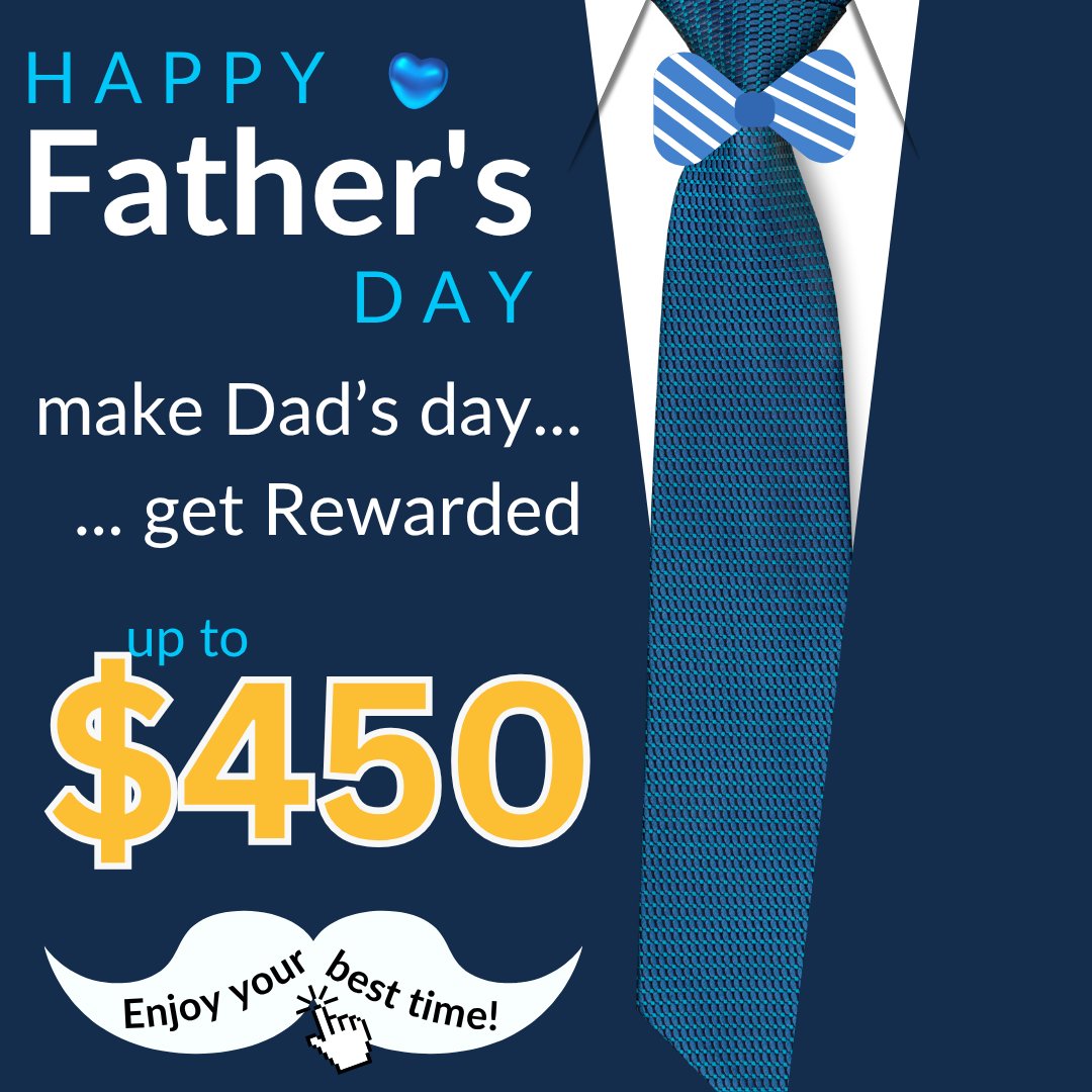 A special day for our beloved fathers is just around the corner... 💙

✨ To show our appreciation and gratitude, we want to help make your dad's day extra special — with amazing rewards just for you! 🎁

🎉 Enjoy the best time with us now: ninza.co/blog/fathers-d…