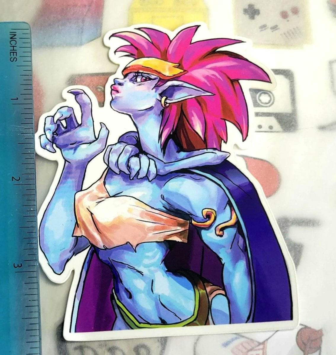 She's finally a sticker!  I love Demona! etsy.me/43EO1it