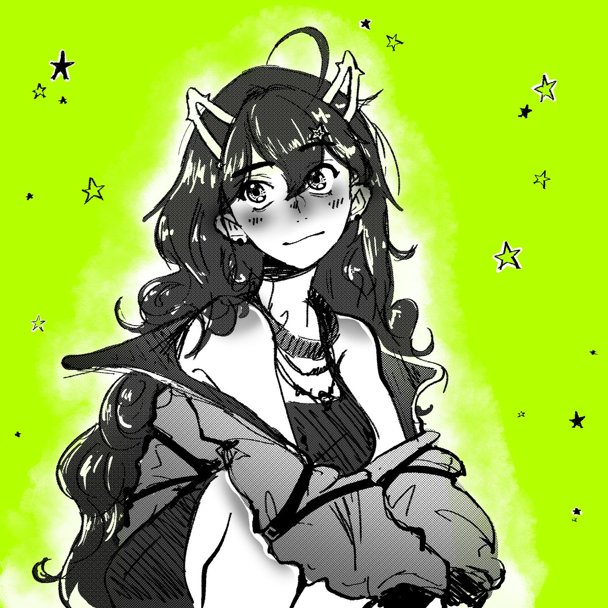 spnchic's tweet photo. if Numi was in green yuri #Noombart https://t.co/U6MmWeu3RV