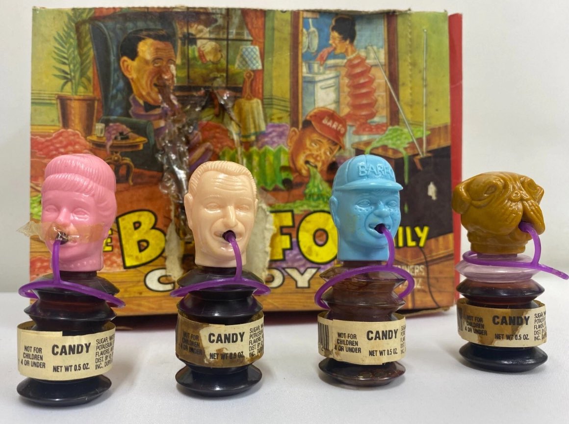 In 1989 kids were buying “Barfo” candy. Picture submitted without comment.