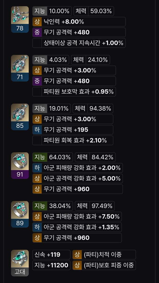 악세 다 맞췄어요 😊