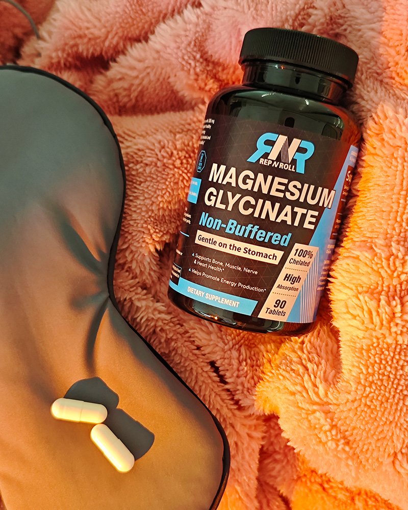 repnroll's tweet photo. Calm your mind and support restful sleep with Rep N Roll Magnesium Glycinate 💙—your nightly dose of relaxation and recovery. #magnesium #mag #supplements #nutritiontips https://t.co/nc66yjGHZX