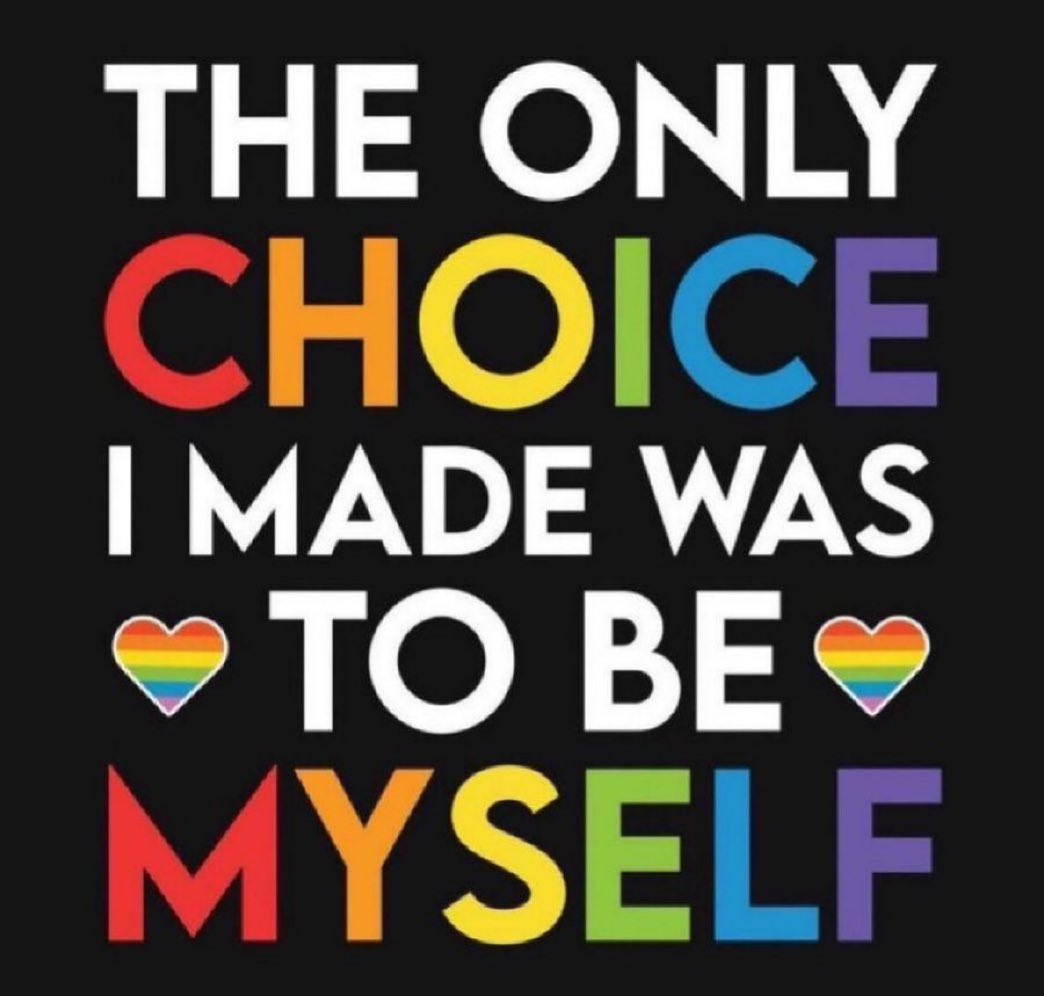 Be proud. Be you. 🏳️‍🌈