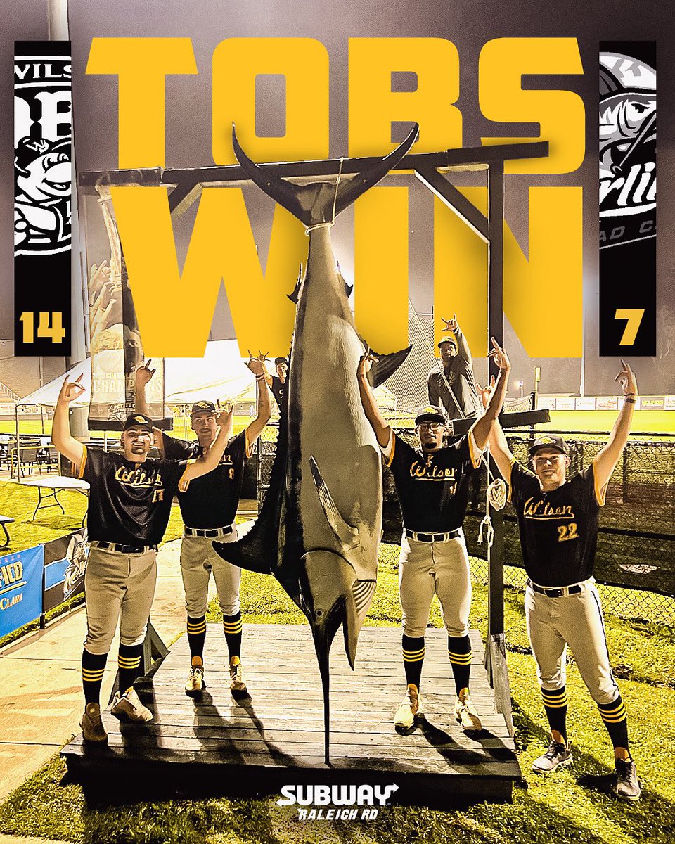 Wilson Tobs (@wilsontobs) on Twitter photo ROADKILL.
Tobs Win it on the Road 14-7 in Morehead CityβΌοΈ
#TobsRoll ROADKILL.
Tobs Win it on the Road 14-7 in Morehead CityβΌοΈ
#TobsRoll