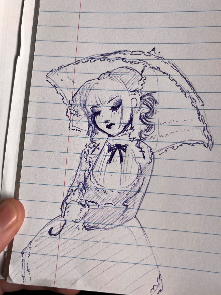 today in my 2 hours of school i.. playef games.. did biology.. and drew this..