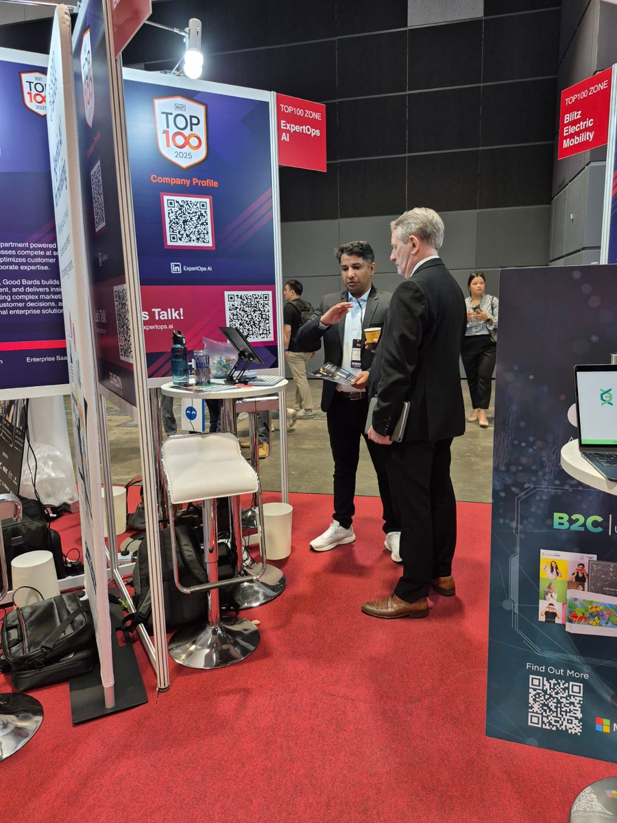 ExpertOpsAI's tweet image. It was an amazing two days at booth #15 representing ExpertOps AI and showcasing our AI Workforce Operating System.

Huge thanks to everyone who stopped by! 🙌

(Feel free to tag yourself if we met!)

#Echelon2025 #ExpertOpsAI #AI #StartupLife #Networking #SingaporeTech
