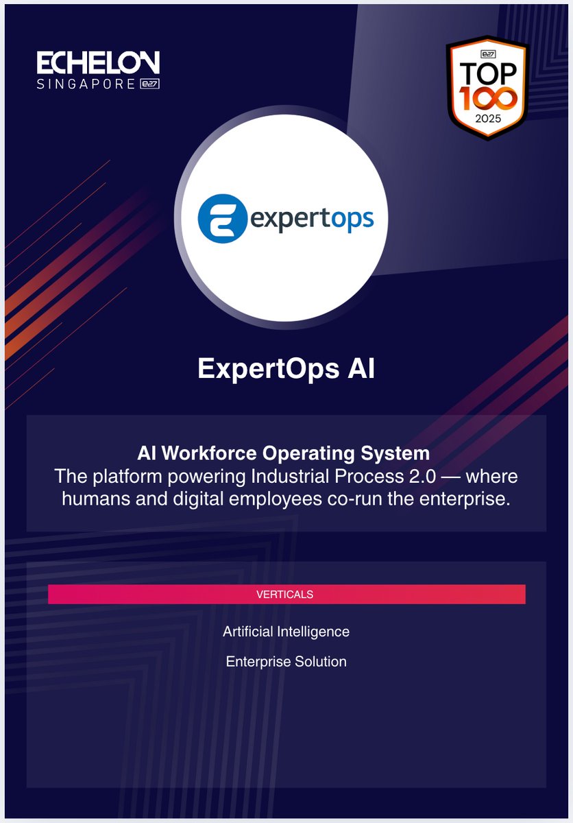 ExpertOpsAI's tweet image. It was an amazing two days at booth #15 representing ExpertOps AI and showcasing our AI Workforce Operating System.

Huge thanks to everyone who stopped by! 🙌

(Feel free to tag yourself if we met!)

#Echelon2025 #ExpertOpsAI #AI #StartupLife #Networking #SingaporeTech