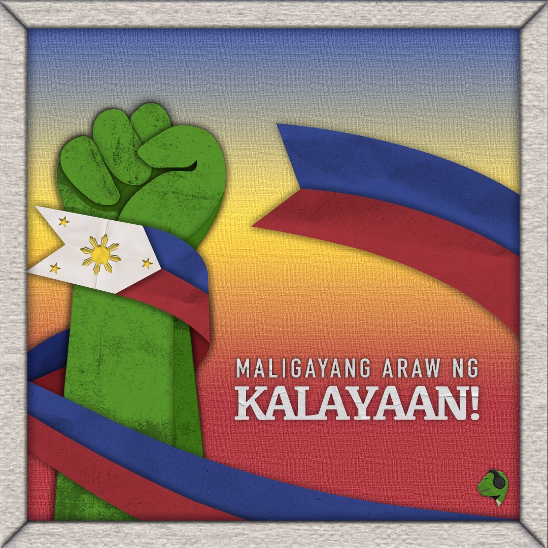 Lupa ng araw ng luwalhati't pagsinta 🇵🇭

May we commemorate our 127th Independence Day with high spirits in memory of those who have led our country’s freedom.

Pub by Alyssa Herce
Copy by Monique Luga