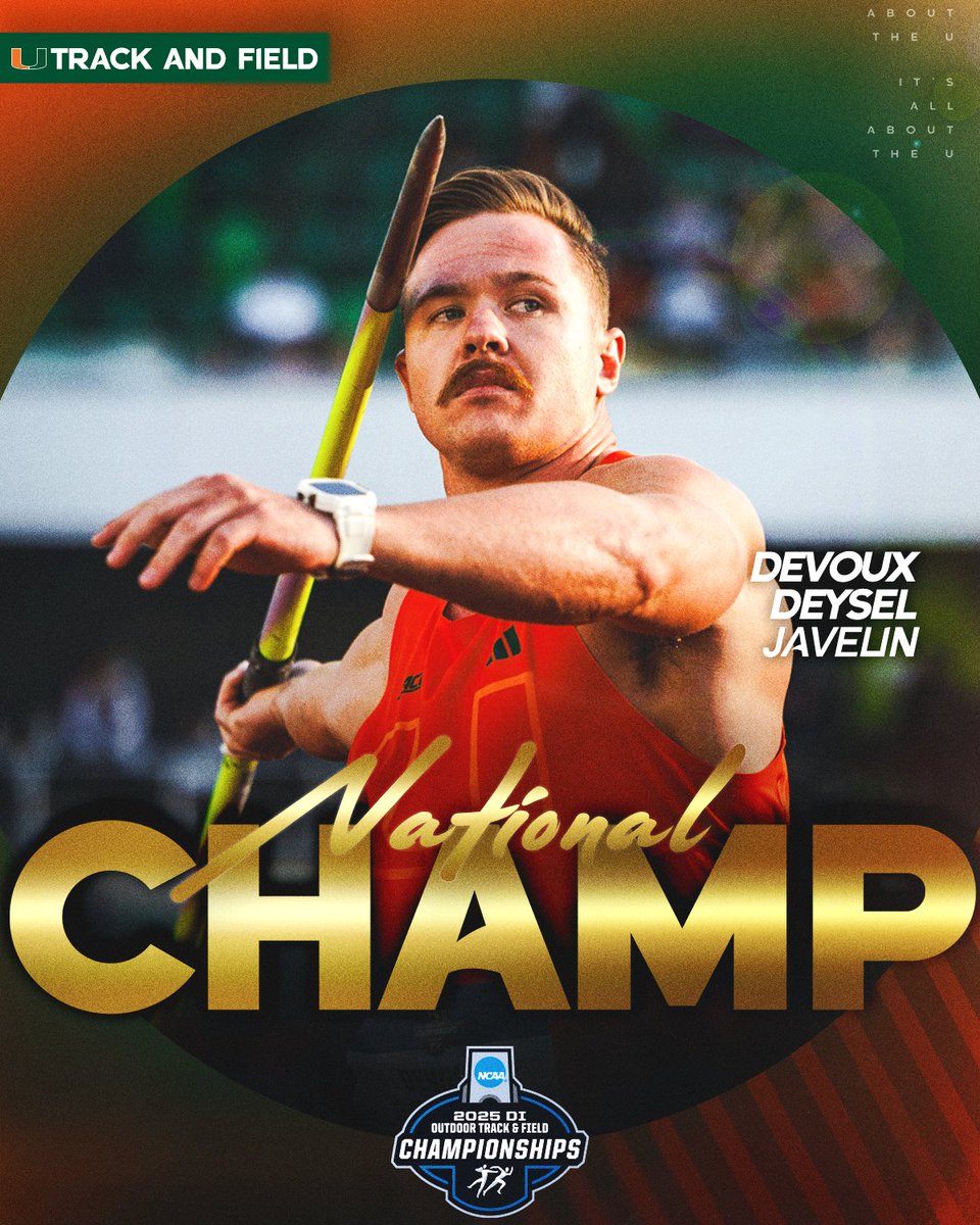 NATIONAL CHAMPION 🏆

Devoux Deysel is the 2025 National Champion in the javelin with a throw of 81.75m! 🙌