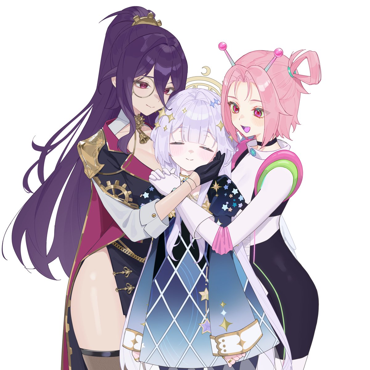 Thank you Kenshi for this adorable skeb AAAAAAAAAAAAAAA we're all so cute &lt;3

Art by @/dareka3ab

#SoranoShowcase