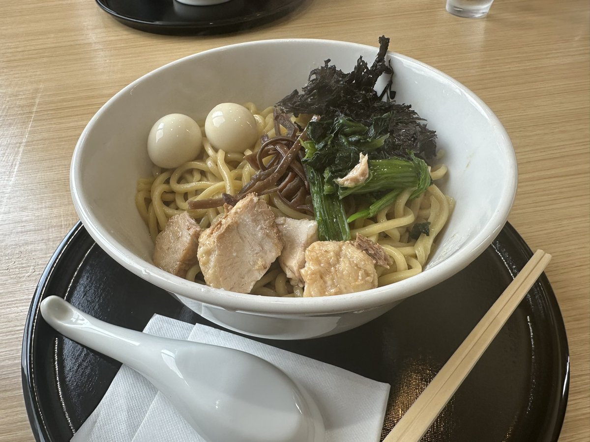 雨竜　汁なし正油　うまい