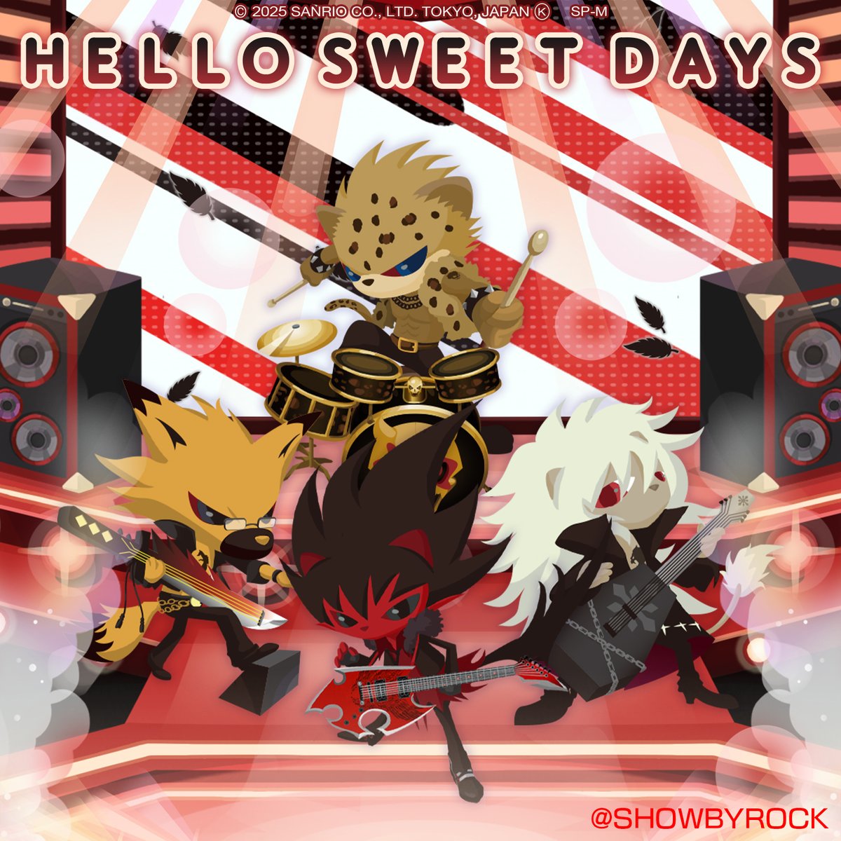 SHOWBYROCK's tweet image. 着せかえアバターアプリ「ハロースイートデイズ」では、Petite Collection「騒ゲ!We are…