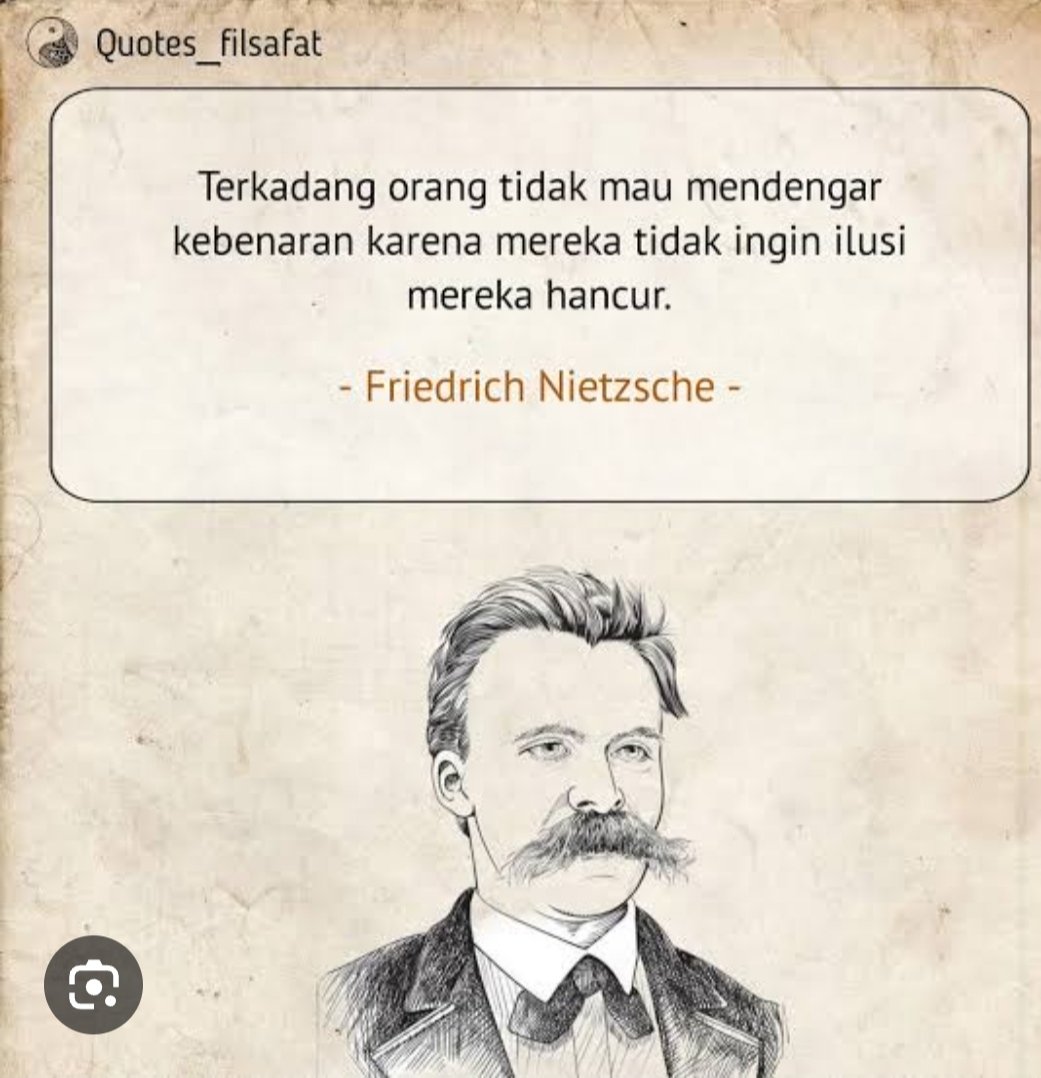 Dedy Nur (@dedynurpalakka) on Twitter photo Peringatan dari Nietzsche ini banyak benarnya, makanya ngga perlu heran jika belakangan banyak yang ngamuk-ngamuk 🙃✍️
Iyakan <a href="/KenSavitri35075/">Ken Savitri</a> 📸 Peringatan dari Nietzsche ini banyak benarnya, makanya ngga perlu heran jika belakangan banyak yang ngamuk-ngamuk 🙃✍️
Iyakan <a href="/KenSavitri35075/">Ken Savitri</a> 📸