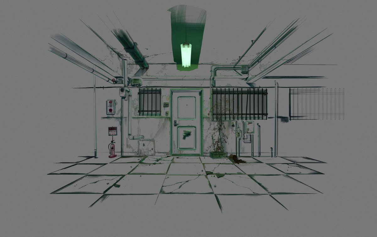 mk_background's tweet image. ついでなので、地塗りと、加筆部分と、完成系です🫢