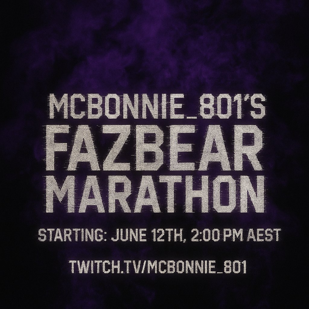 RhyByte's tweet image. Idk who's gonna see this lol but doing a massive fnaf marathon stream in like 20 mins and finishing on secret of the mimic! #fivenightsatfreddys #fnaf