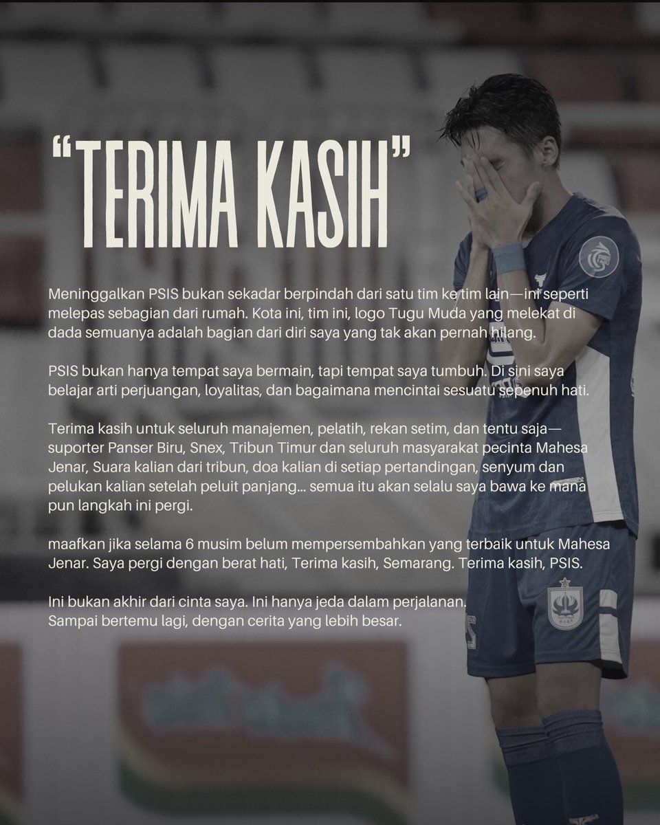 Sampai bertemu lagi “Mahesa Jenar”.💙