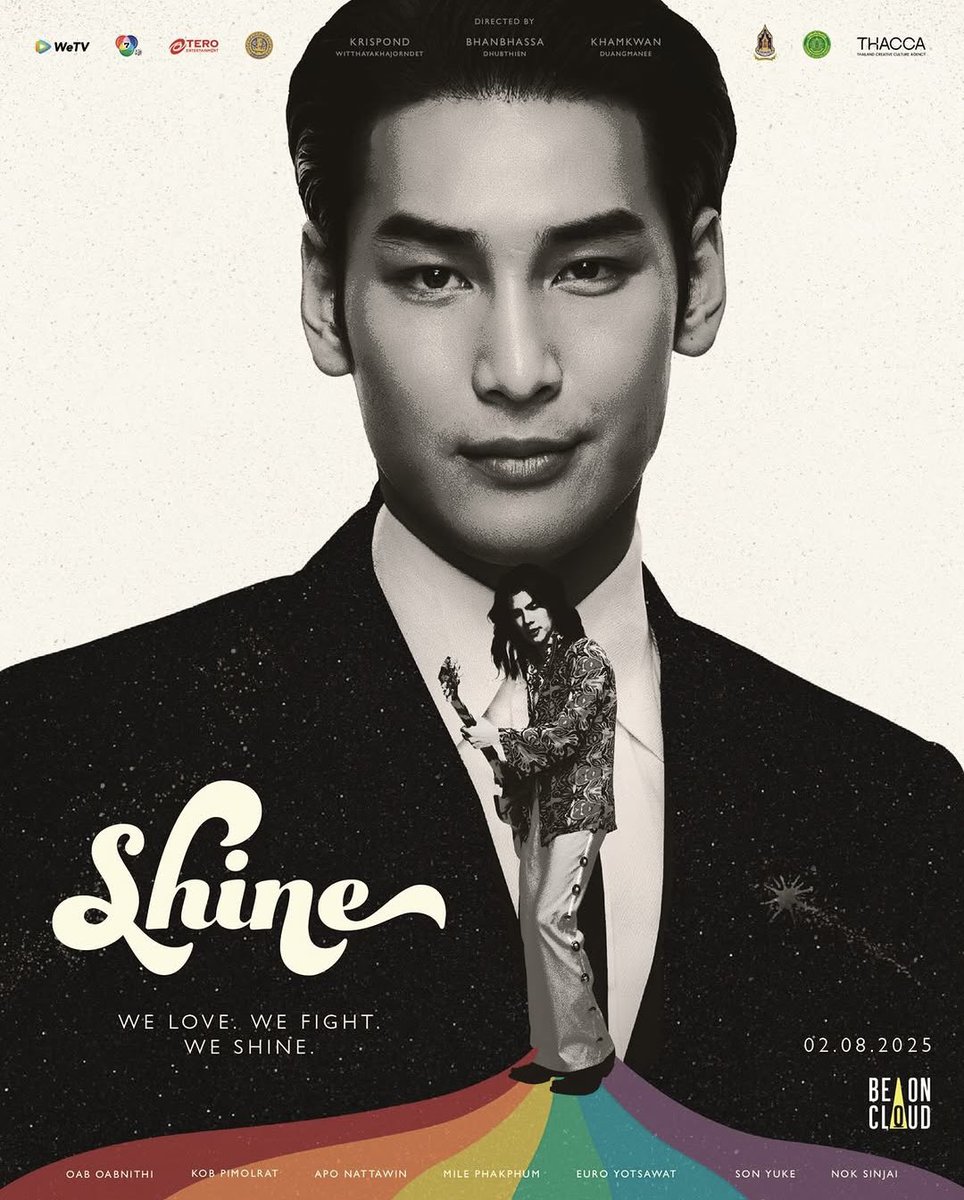 WE LOVE. WE FIGHT. WE SHINE.

Shine The Series | 02.08.2025

Official Trailer >> youtu.be/jIz-wnyCSVg?si… 

APO AS TRIN IN SHINE 

<a href="/Nnattawin1/">Nnattawin</a> 
#ApoNattawin #ShinePressCon #ShineTheSeries #BeOnCloud 
#WeTVOriginal #Ch7HD #TEROEntertainment