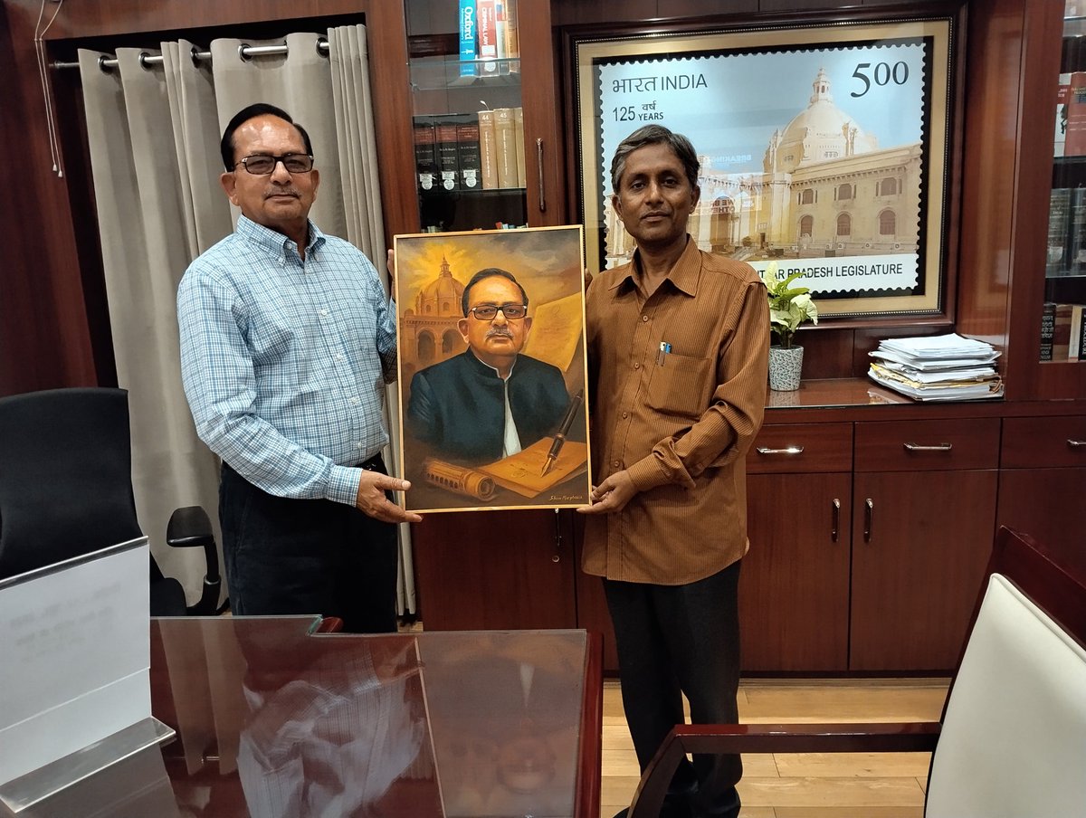 THAKUR SHREESH SINGH (वरिष्ठ पत्रकार) (@singhshreesh) on Twitter photo विधान सभा के प्रमुख सचिव श्री प्रदीप कुमार दुबे जी से विधान भवन उनके कार्यालय मे शिष्टाचार भेंट की और उन्हें उनकी खूबसूरत चित्र भेंट किया। <a href="/UPVidhansabha/">UP Vidhansabha</a> <a href="/loksabhaspeaker/">Lok Sabha Speaker</a> <a href="/LokSabhaSectt/">LOK SABHA</a> <a href="/myogioffice/">Yogi Adityanath Office</a> <a href="/anandibenpatel/">Anandiben Patel</a> <a href="/Babitasingh_/">Dr. Babita Singh</a> <a href="/UPGovt/">Government of UP</a> <a href="/UpforestUp/">Environment, Forest and Climate Change Department</a> <a href="/PMOIndia/">PMO India</a> <a href="/dpriyankamaurya/">Dr. Priyanka Maurya</a> विधान सभा के प्रमुख सचिव श्री प्रदीप कुमार दुबे जी से विधान भवन उनके कार्यालय मे शिष्टाचार भेंट की और उन्हें उनकी खूबसूरत चित्र भेंट किया। <a href="/UPVidhansabha/">UP Vidhansabha</a> <a href="/loksabhaspeaker/">Lok Sabha Speaker</a> <a href="/LokSabhaSectt/">LOK SABHA</a> <a href="/myogioffice/">Yogi Adityanath Office</a> <a href="/anandibenpatel/">Anandiben Patel</a> <a href="/Babitasingh_/">Dr. Babita Singh</a> <a href="/UPGovt/">Government of UP</a> <a href="/UpforestUp/">Environment, Forest and Climate Change Department</a> <a href="/PMOIndia/">PMO India</a> <a href="/dpriyankamaurya/">Dr. Priyanka Maurya</a>