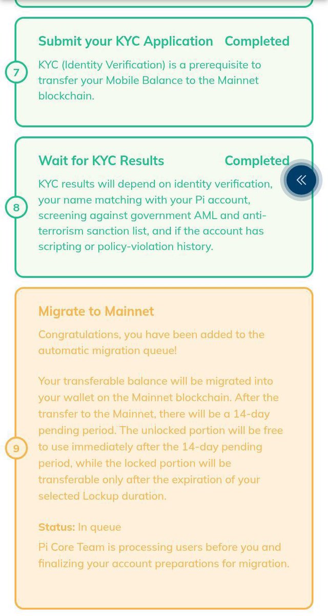 $Pi KYC Update:- If you are stuck in #PiNetwork migration leave your $Pi username in the comments below 👇🏻 

Your username will be added in the migration list ✌️

2nd Migration Is Going To Start ✅

#PiNetwork #PiCoin #PiListing #PiMigration #Crypto #Bitcoin #SatoshiNakamoto
