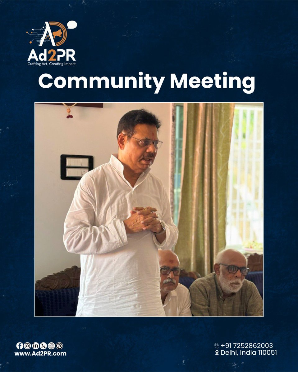 Ad2Pr_'s tweet photo. 📣 Community Meeting in Bhagalpur, Bihar 🇮🇳

A big thank you to everyone who joined us for a meaningful discussion on local development and collaboration. Organized by Ad2PR, this gathering brought voices together for positive change. 💬✨

 #Bhagalpur #CommunityMatters #Ad2PR https://t.co/pd5ogRT2Bw