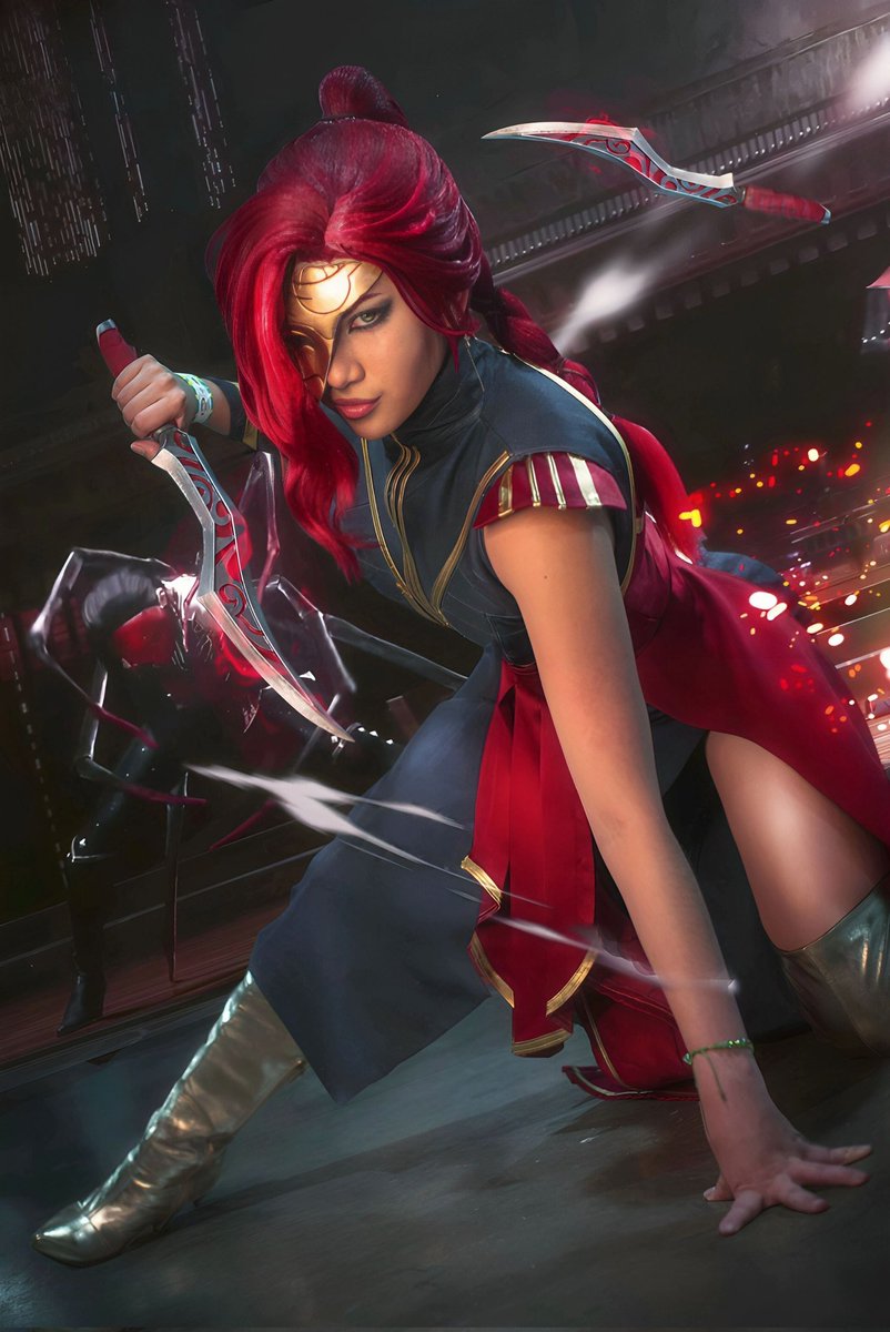 Lol debería darme un reconocimiento 😌😵‍💫

#LOL募集 #Katarina #gamergirl #cosplay